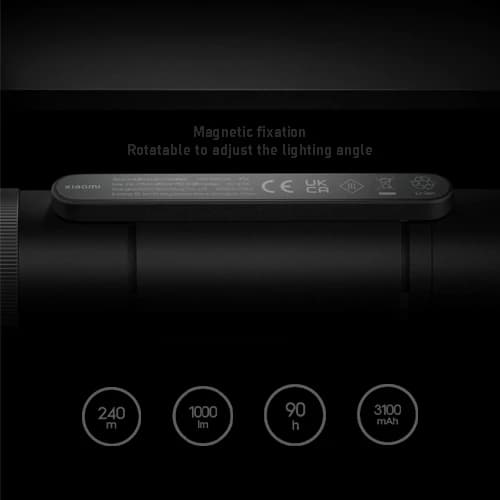 چراغ قوه چندکاره شیائومی XIAOMI MULTI-FUNCTION FLASHLIGHT MJSDT001QW برد 240 متر — تصویر ۶