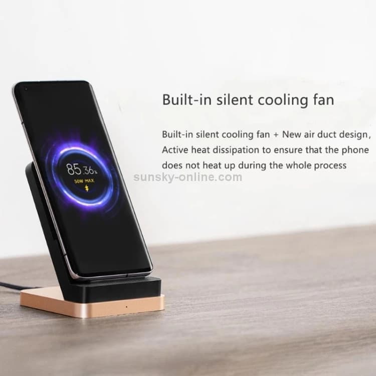 استند و شارژر وایرلس رومیزی شیائومی مدل XIAOMI MDY-12-EN توان 55 وات — تصویر ۴