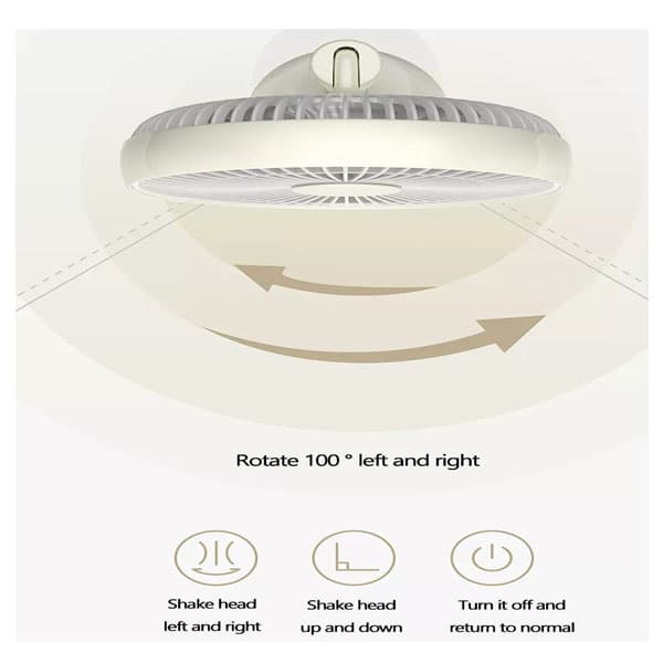 پنکه رومیزی شارژی شیائومی مدل XIAOMI LOFANS M2 — تصویر ۴