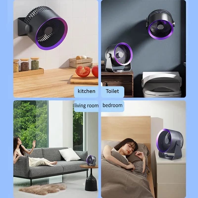 پنکه شارژی شیائومی مدل XIAOMI ZOLELE CYCLINE FAN M55 — تصویر ۲