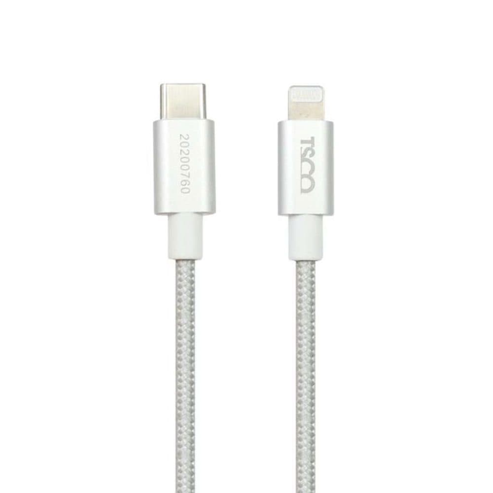 کابل شارژ و انتقال داده ها USB TAype C به لایتنینگ تسکو مدل TC PD200 طول 1 متر — تصویر ۳