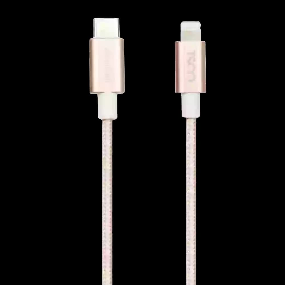 کابل شارژ و انتقال داده ها USB TAype C به لایتنینگ تسکو مدل TC PD200 طول 1 متر — تصویر ۴