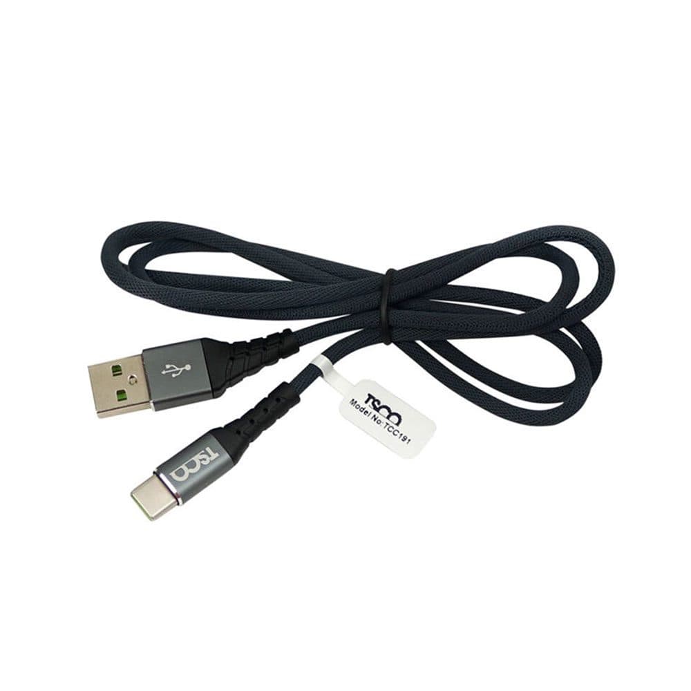کابل شارژ و انتقال داده ها USB به Micro USB تسکو مدل TC A 191 طول 1 متر — تصویر ۲