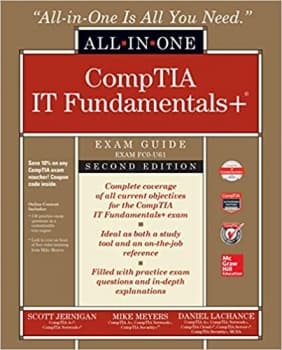 جلد معمولی سیاه و سفید_کتاب ITF+ CompTIA IT Fundamentals All-in-One Exam Guide, Second Edition (Exam FC0-U61)