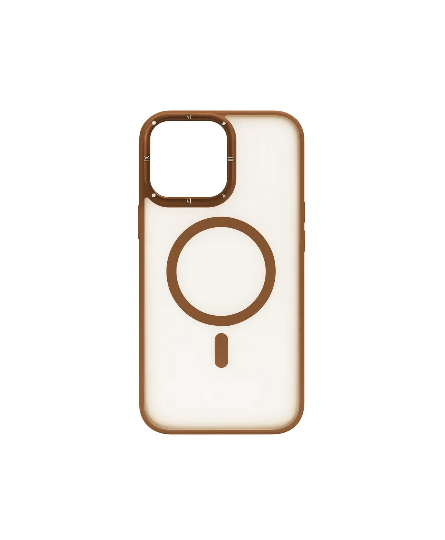 قاب مات مگسیفدار طرح XO مریت گوشی موبایل آیفون Iphone 16 Pro موکا