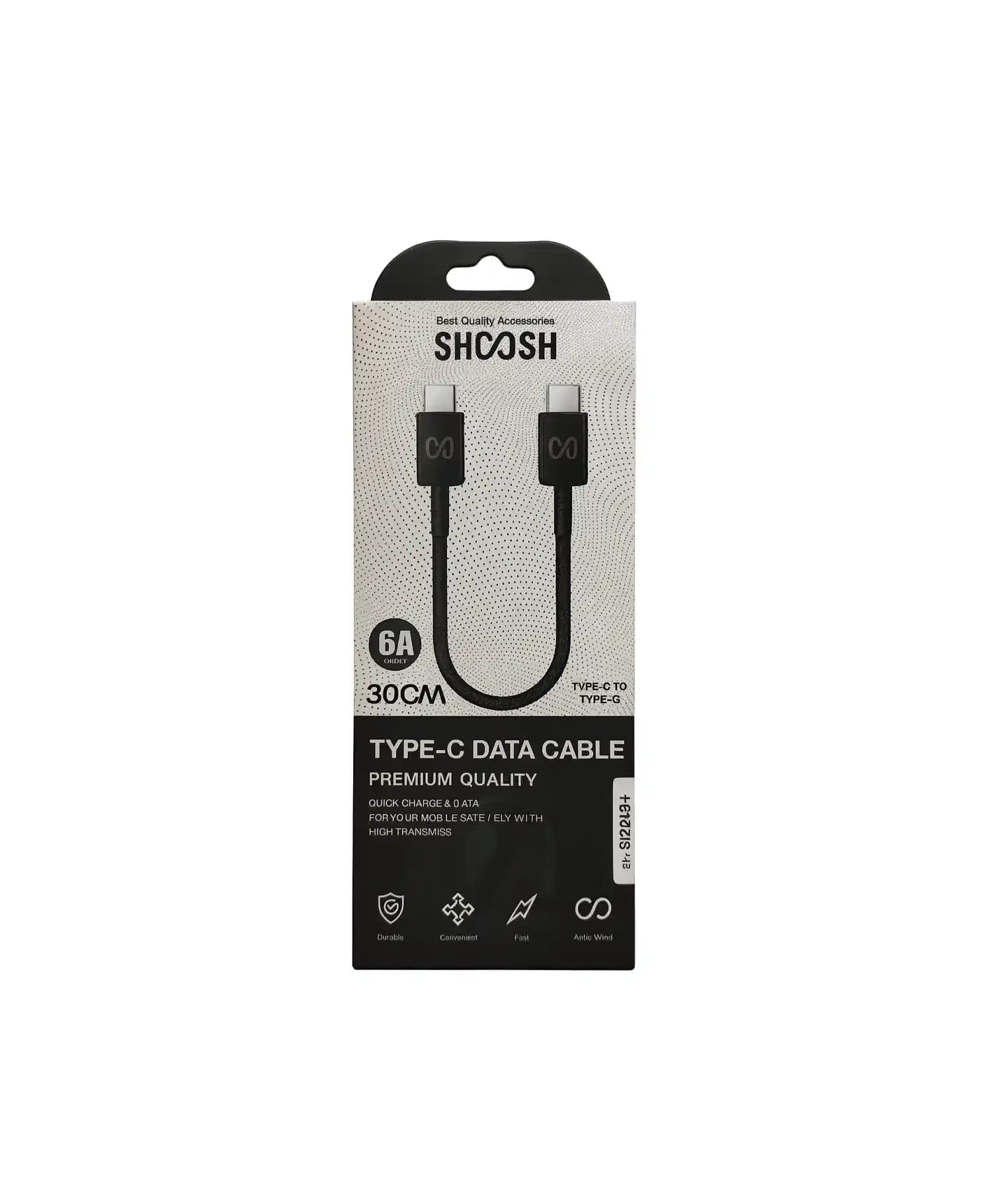 کابل تبدیل Type-C به Type-C پاوری شوش +SH-203C — تصویر ۳