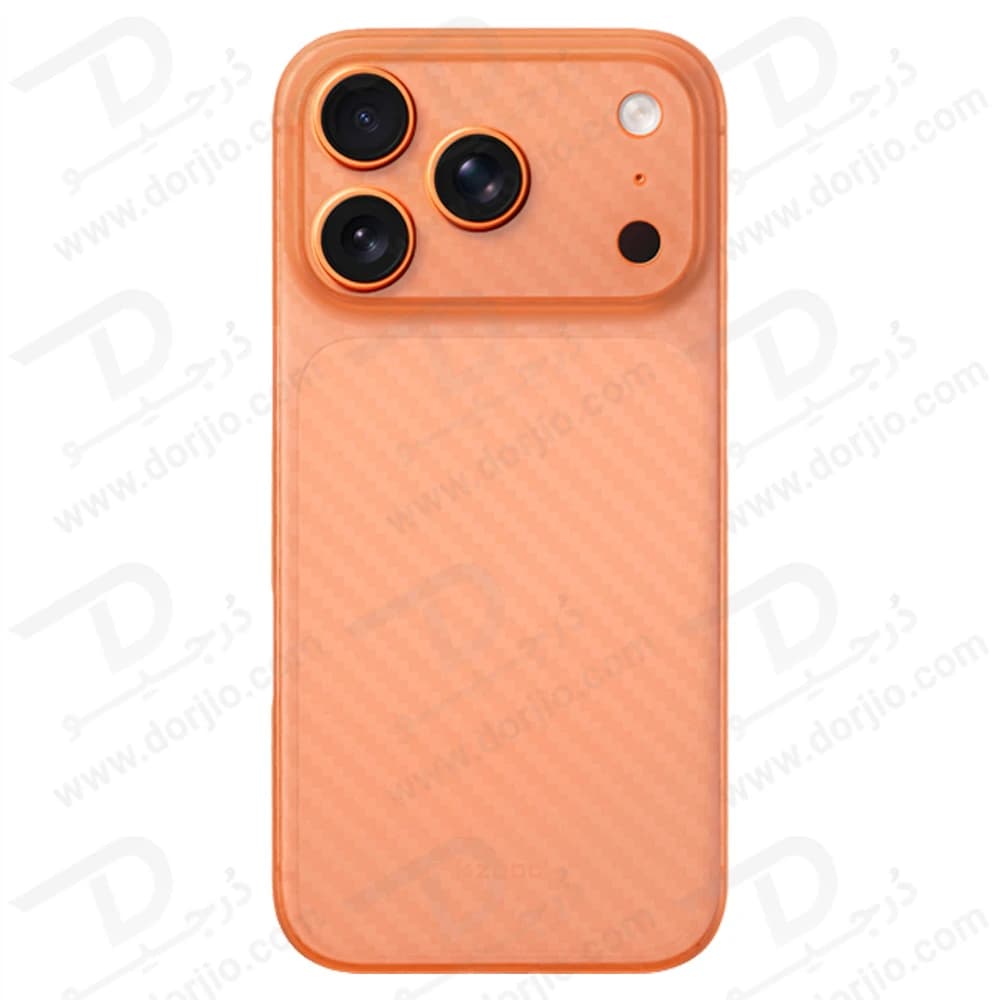 قاب محافظ کربنی iPhone 17 Pro مدل Air Carbons مارک KZDOO — تصویر ۴