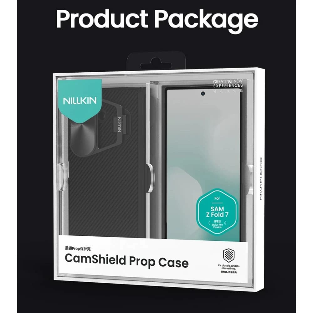گارد کمرا استند فلزی قلم دار Samsung Galaxy Z Fold 7 مارک نیلکین مدل Camshield Prop — تصویر ۲