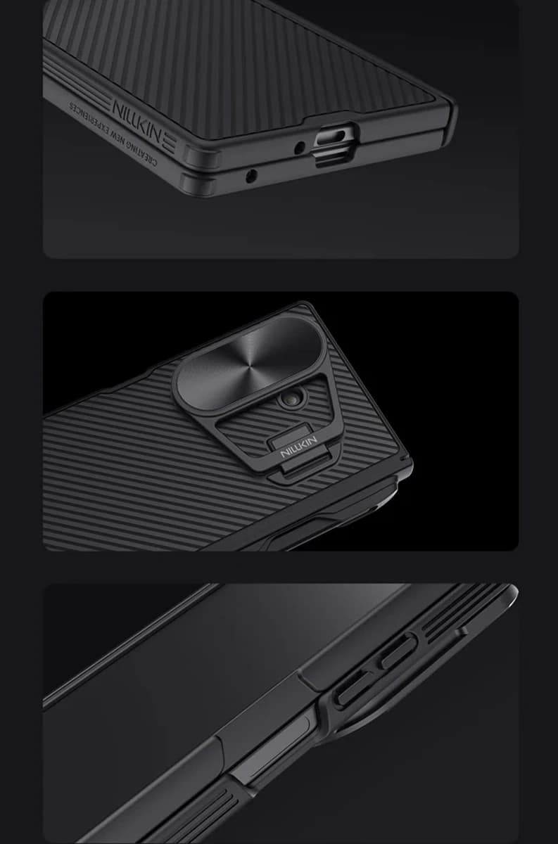 گارد کمرا استند فلزی قلم دار Samsung Galaxy Z Fold 7 مارک نیلکین مدل Camshield Prop — تصویر ۸