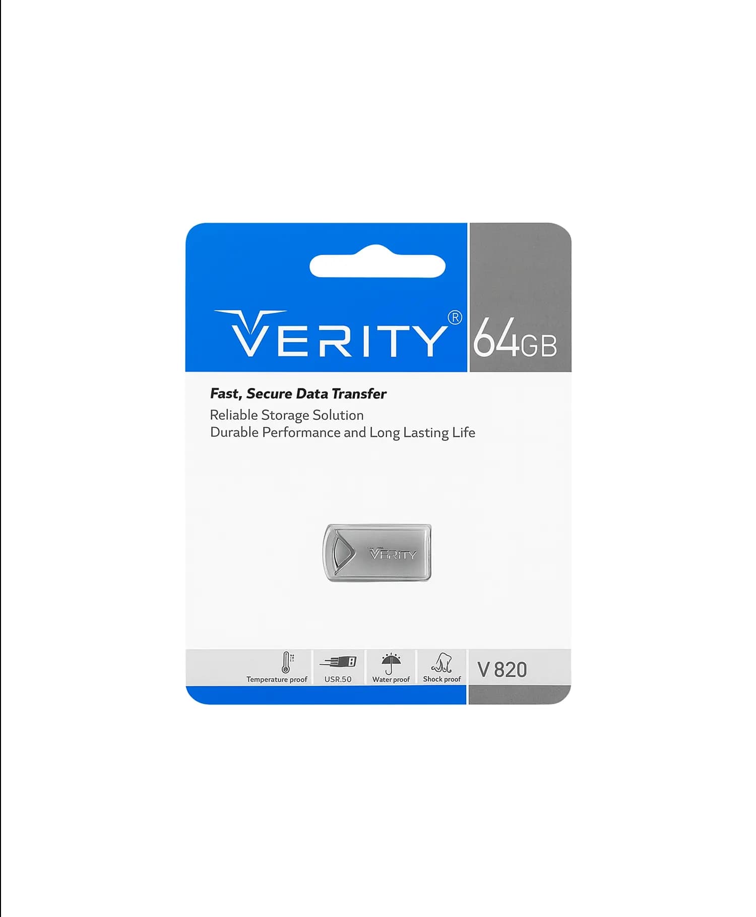 فلش مموری وریتی V820 USB3 ظرفیت 64 گیگابایت — تصویر ۲
