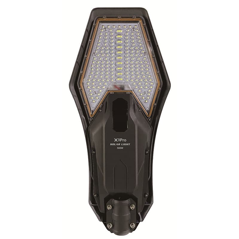 چراغ خیابانی خورشیدی 500 وات، برند Newsky، مدل X1pro-500W — تصویر ۲