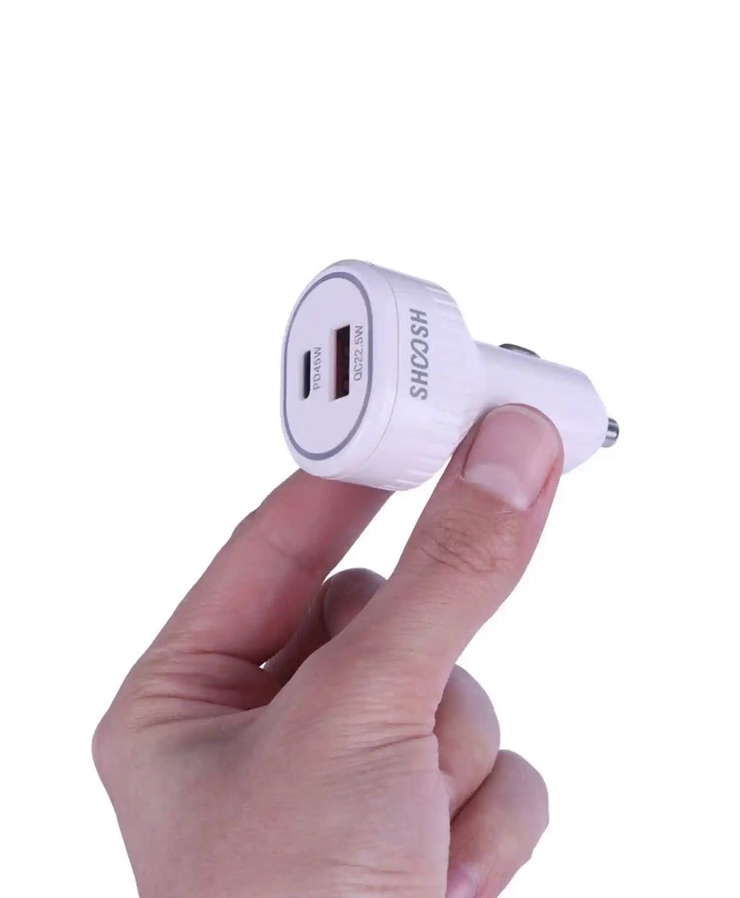شارژر فندکی شوش مدل SH-806 67.5W PD — تصویر ۳