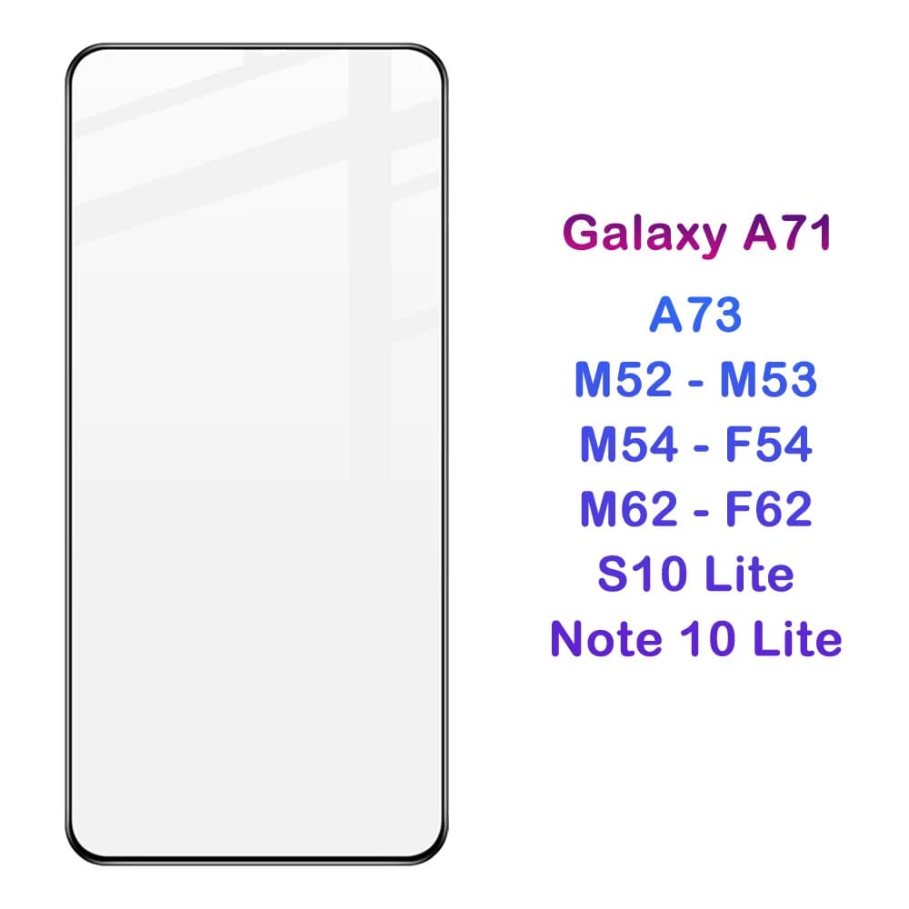 گلس فول چسب Galaxy Note 10 Lite مارک LANBI — تصویر ۲