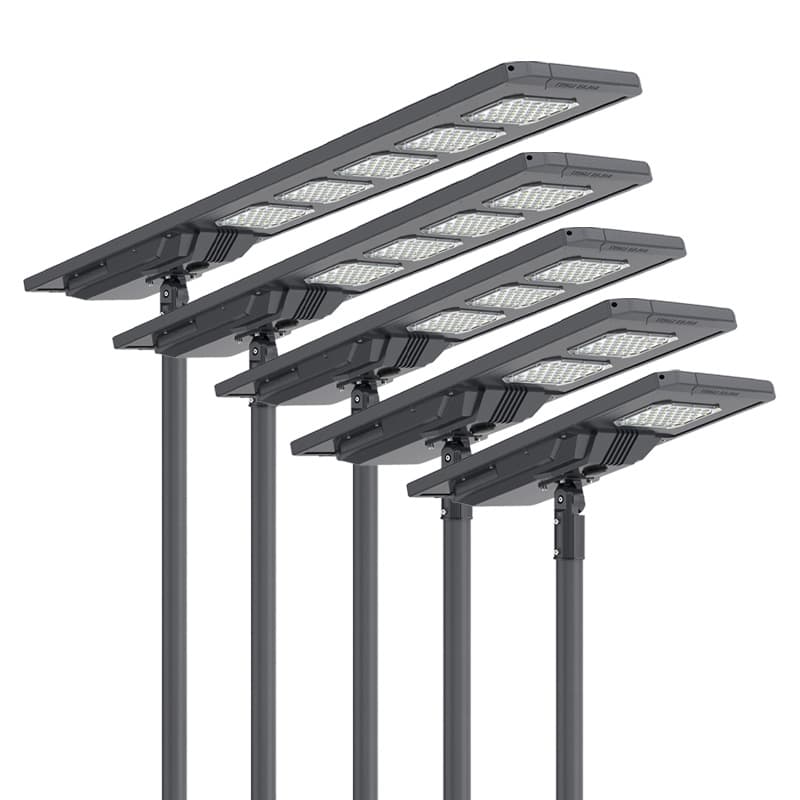 چراغ خیابانی خورشیدی 100 وات، برند Newsky، مدل MJ-SS100 — تصویر ۴