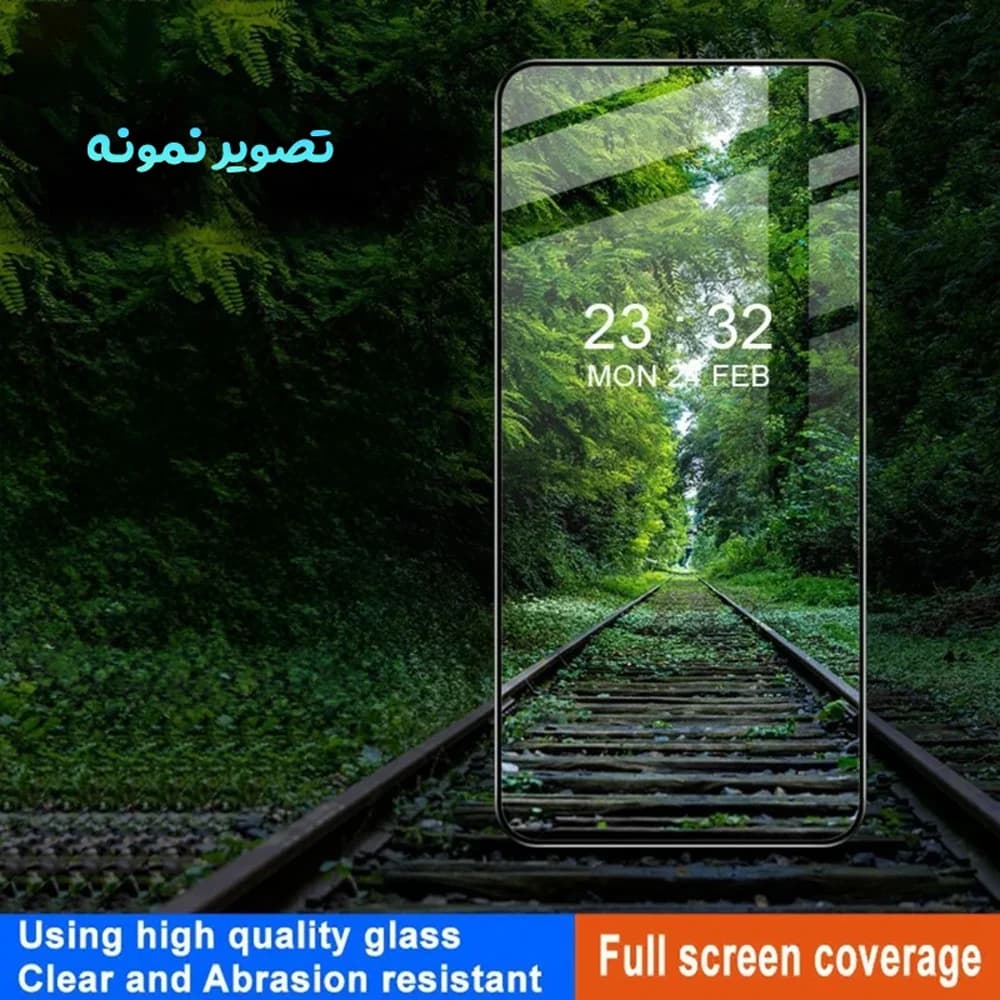 گلس فول چسب Galaxy S25 Plus مارک LANBI — تصویر ۴