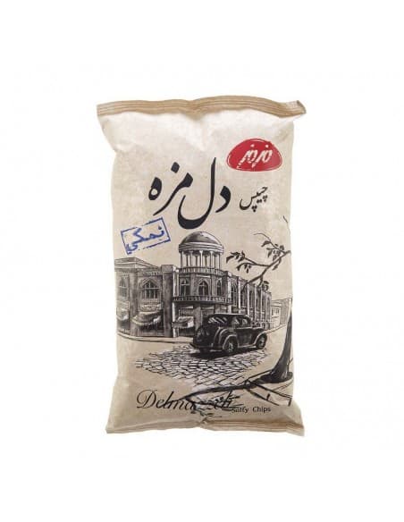 چیپس دل مزه نمکی مزمز ۲۰۰ گرم
