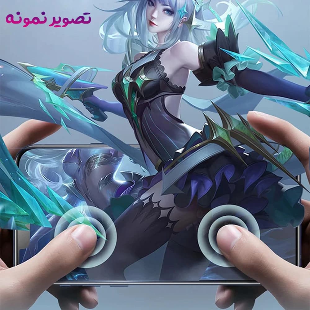 گلس فول چسب iPhone 14 Plus مارک LANBI — تصویر ۵