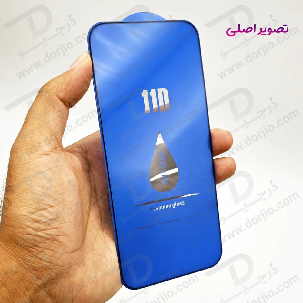 گلس فول چسب iPhone 11 Pro مارک LANBI — تصویر ۲