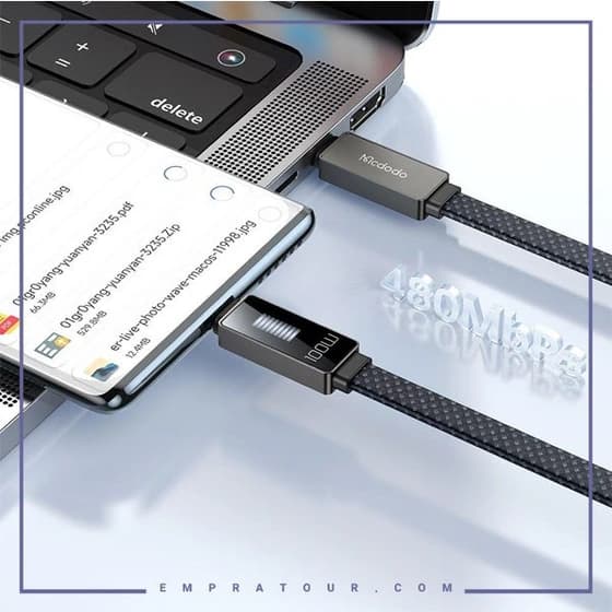 کابل شارژ مدل MCDODO CA-4470 100W — تصویر ۳