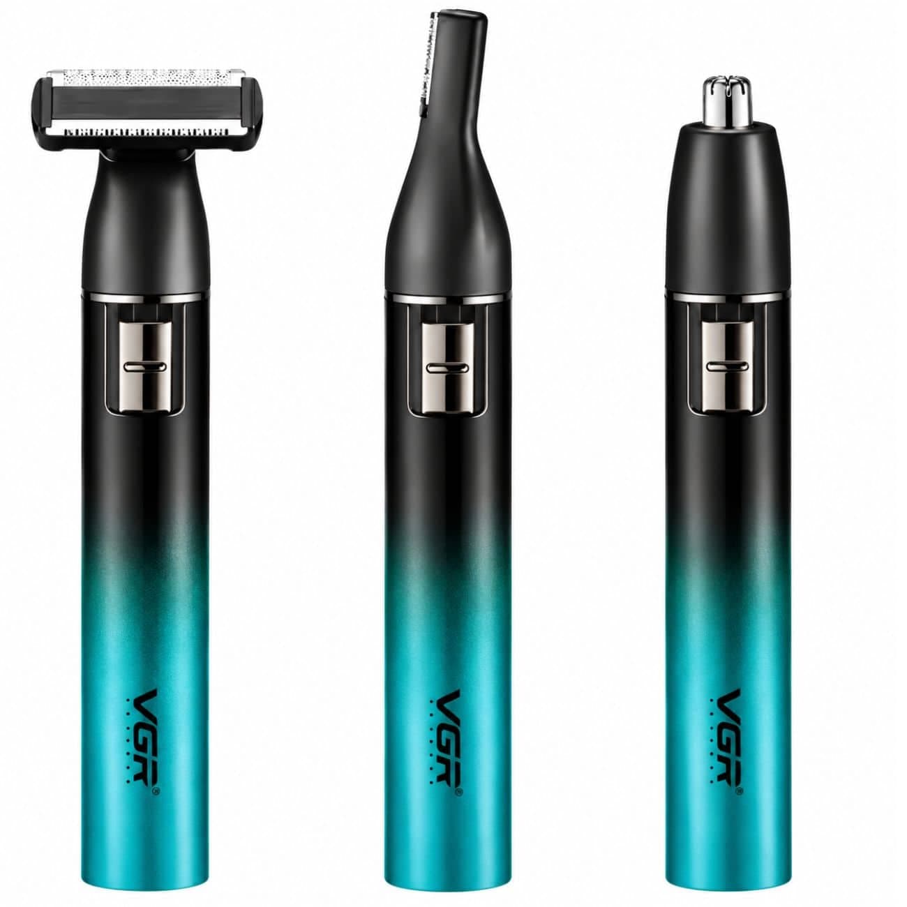 ماشین اصلاح سه کاره وی جی آر VGR مدل V-628 شارژی با 3 سری — تصویر ۱۱