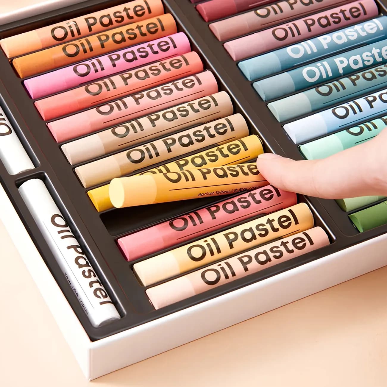 پاستل روغنی کاکو KACO مدل KALOR Oil Pastels بسته 24 رنگ — تصویر ۷