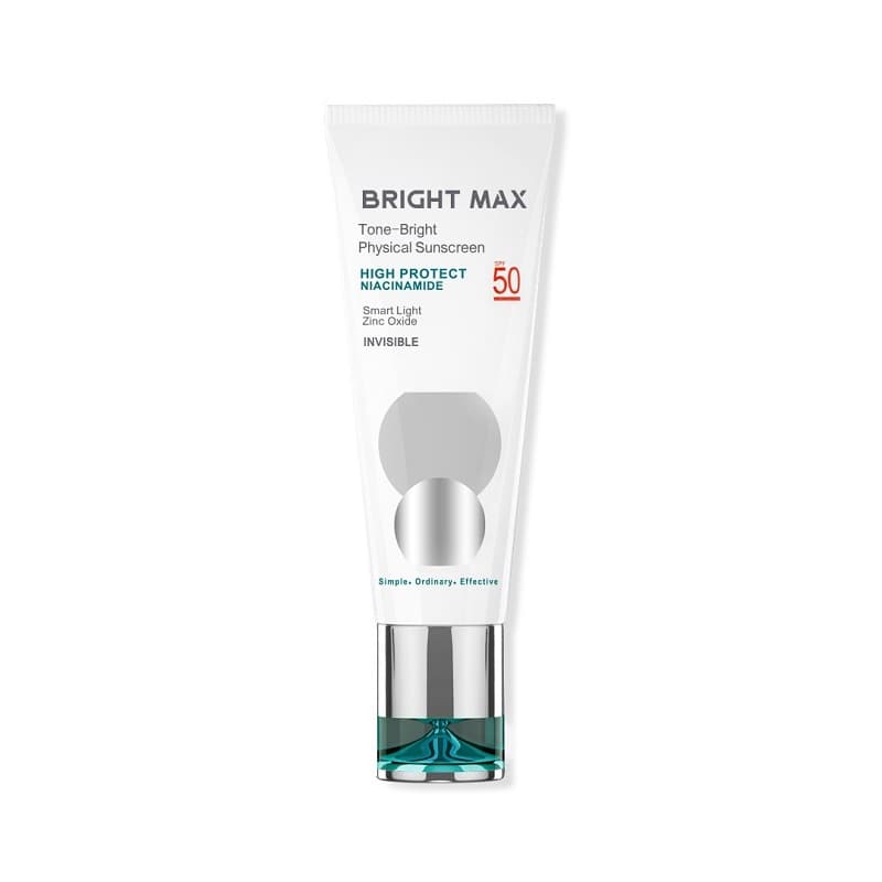 کرم ضد آفتاب فیزیکال برایت مکس بی رنگ حجم 40mL