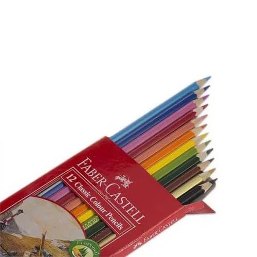 مداد رنگی 12رنگ فابر-کاستل (Faber Castell) — تصویر ۲