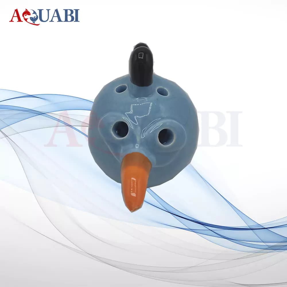 مجسمه آکواریوم انگری برد آبی