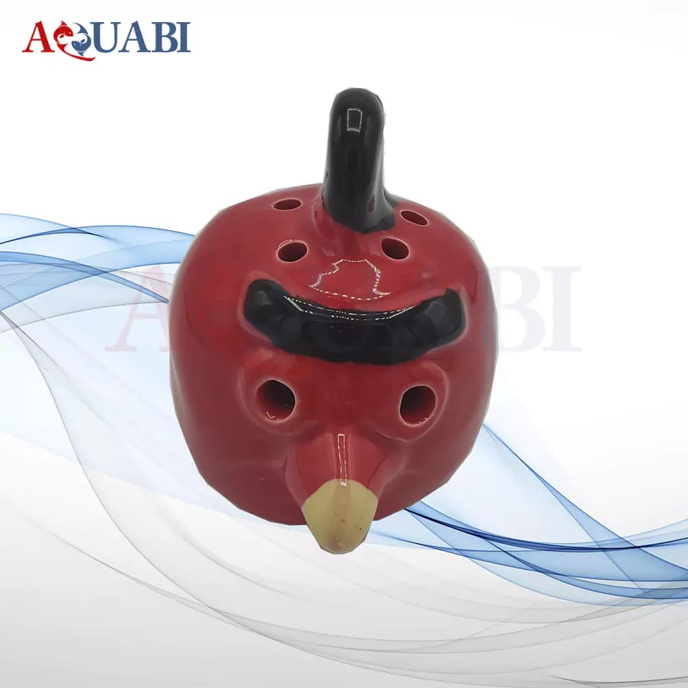مجسمه آکواریوم انگری برد قرمز