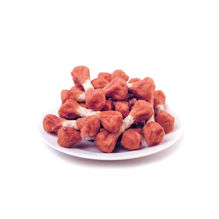 تشویقی سگ ونپی طعم مرغ مدل دمبلی وزن 100 گرم Wanpy Chicken Jerky Dumbbells — تصویر ۳