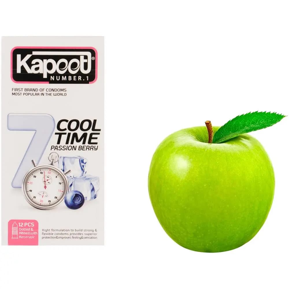کاندوم کاپوت مدل 7Cool Time بسته 12 عددی — تصویر ۲