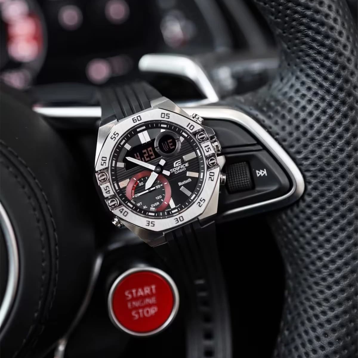 ساعت مچی مردانه کاسیو ادیفایس مدل Casio Edifice ECB-10P-1ADF — تصویر ۵