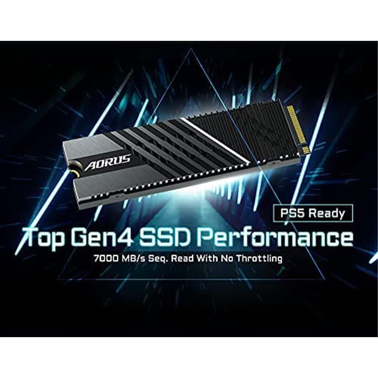 حافظه اس اس دی Gigabyte AORUS Gen4 7000s دارای هیت سینک – 1TB — تصویر ۵