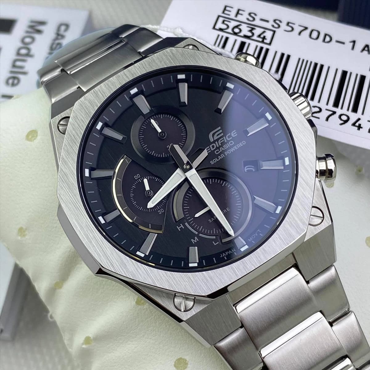 ساعت مچی مردانه کاسیو ادیفایس مدل Casio Edifice EFS-S570D-1AUDF — تصویر ۶