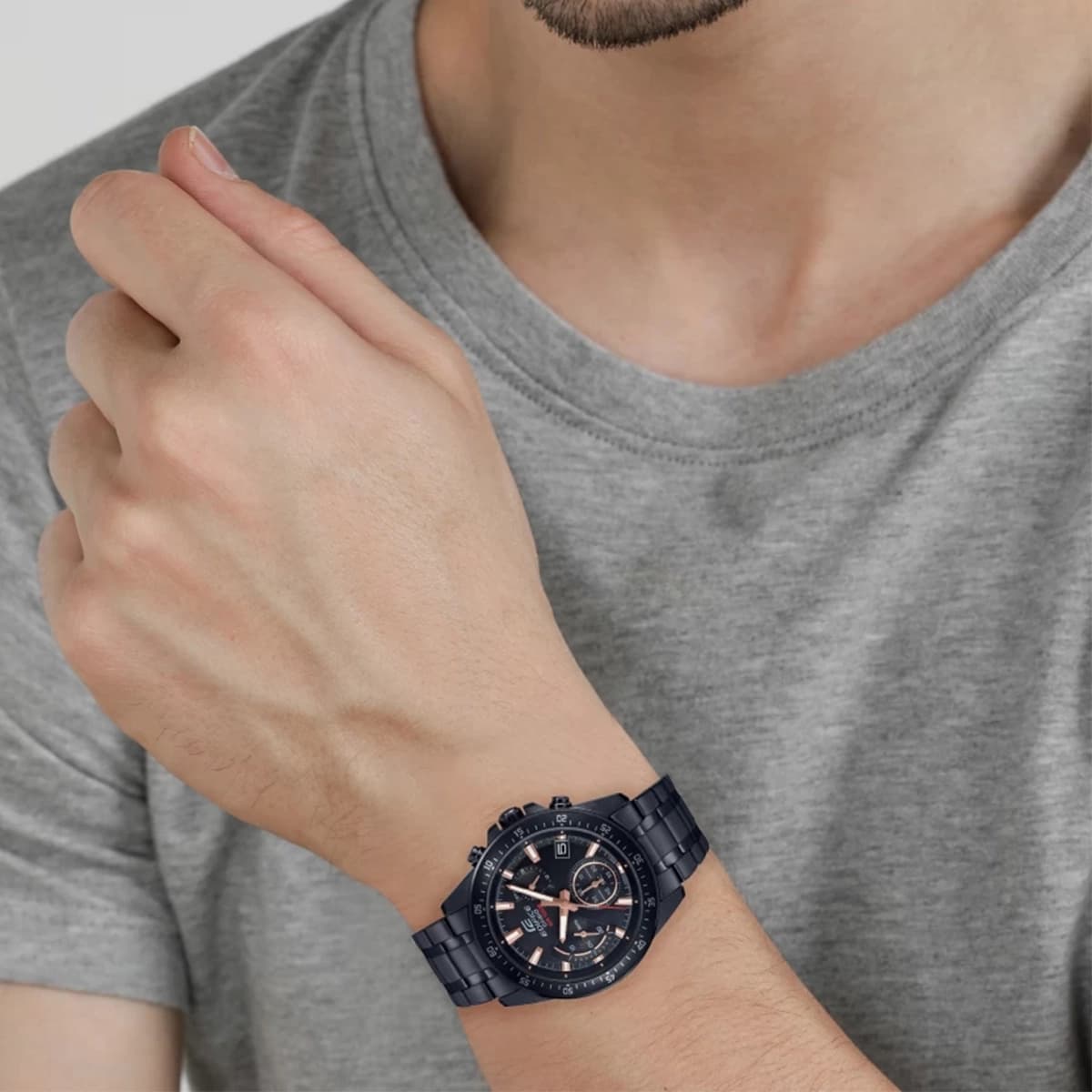 ساعت مچی مردانه کاسیو ادیفایس مدل Casio Edifice EFV-540DC-1BVUDF — تصویر ۴