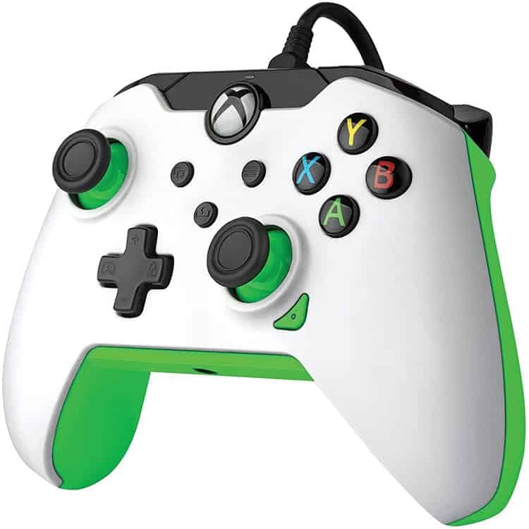 کنترلر با سیم PDP مدل 012-NA مخصوص Xbox – رنگ Neon White — تصویر ۴
