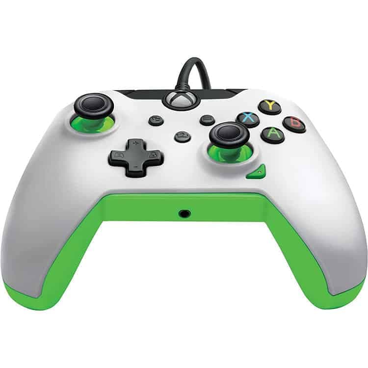 کنترلر با سیم PDP مدل 012-NA مخصوص Xbox – رنگ Neon White — تصویر ۳