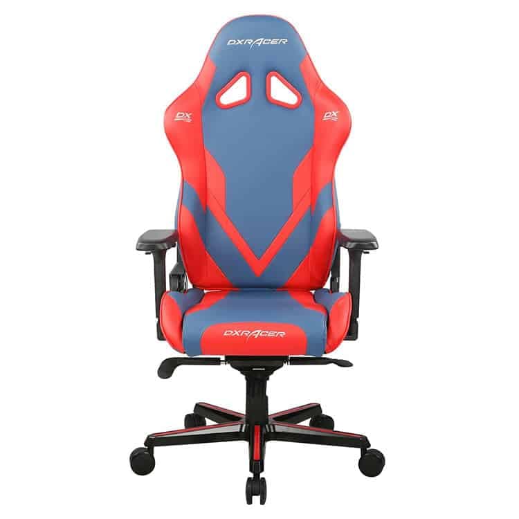 صندلی گیمینگ DXRacer مدل Gladiator Series – آبی/قرمز — تصویر ۵