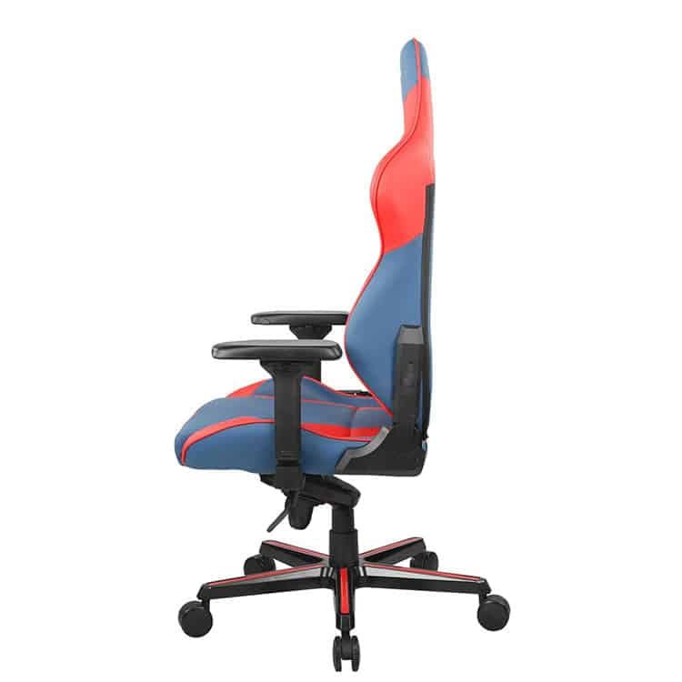 صندلی گیمینگ DXRacer مدل Gladiator Series – آبی/قرمز — تصویر ۶