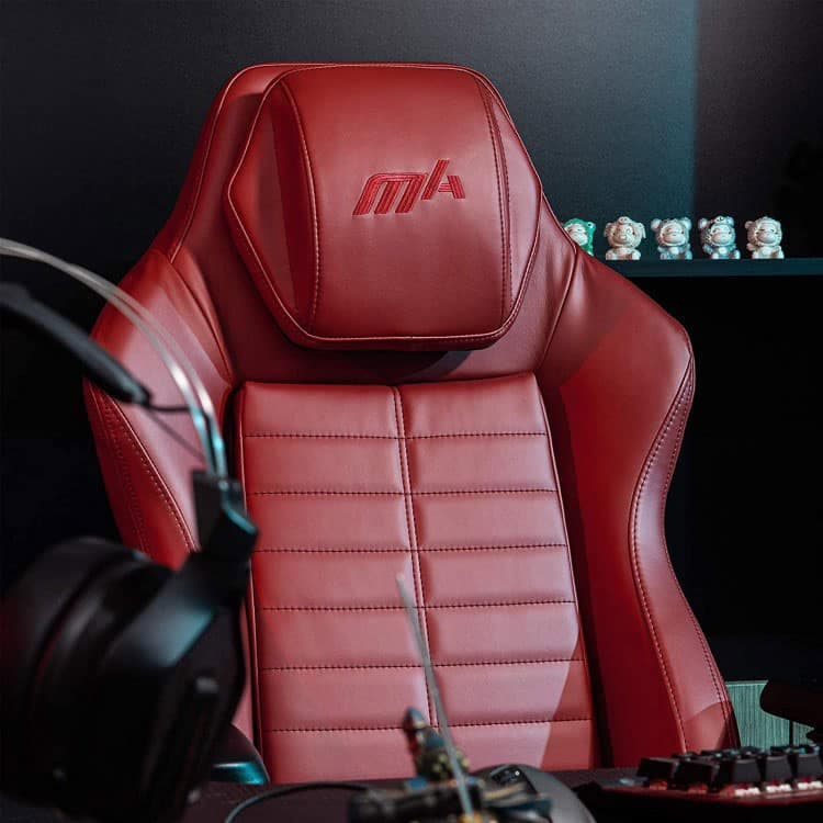 صندلی گیمینگ DXRacer مدل Master Series DMC/DM1200/R – رنگ Maroon — تصویر ۲
