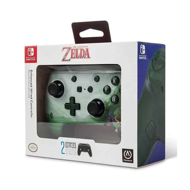 کنترلر با سیم PowerA Enhanced مخصوص Nintendo Switch – طرح The Legend of Zelda — تصویر ۵