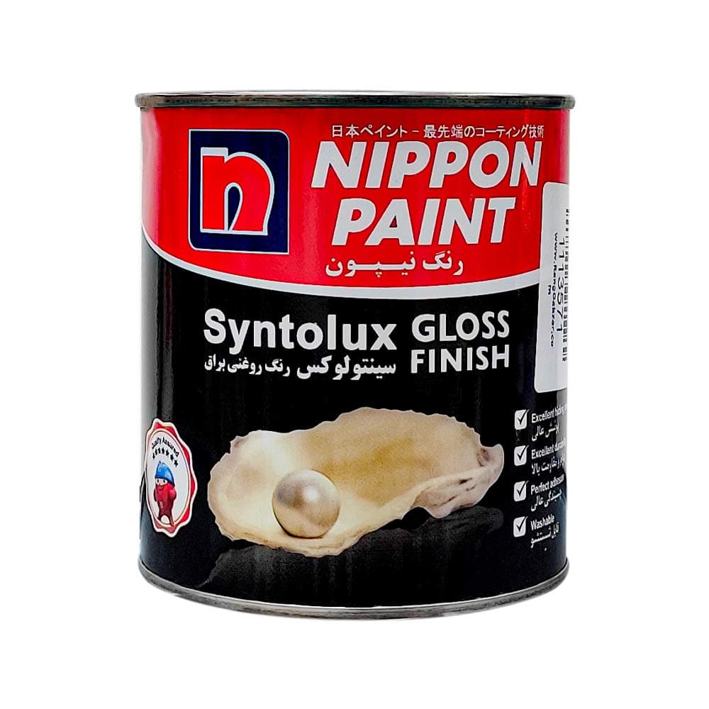 رنگ روغنی سفید براق گالن 4 لیتری نیپون Nippon