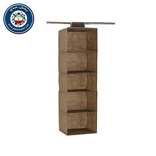 آویز طبقاتی کمد مدل 5 طبقه 115004 — تصویر ۲
