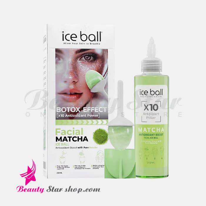 محلول آبرسان و روشن کننده آیس بال مدل Matcha حجم 212 میلی لیتر