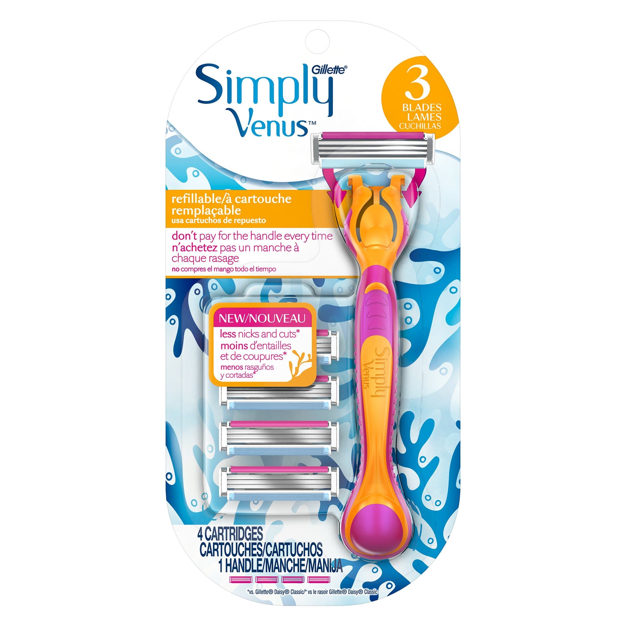 خودتراش ژیلت Gillette مدل Venus simply 3