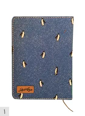 دفتر یادداشت 140 برگ جلد پارچه ای دوکا طرح فانتزی — تصویر ۲