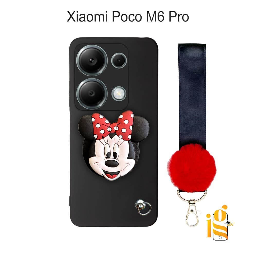 قاب دخترانه میکی موس برای گوشی شیائومی Poco M6 Pro