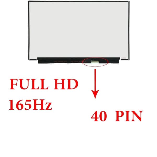 ال ای دی لپ تاپ 15.6 40PIN نازک FULL HD 165Hz — تصویر ۲