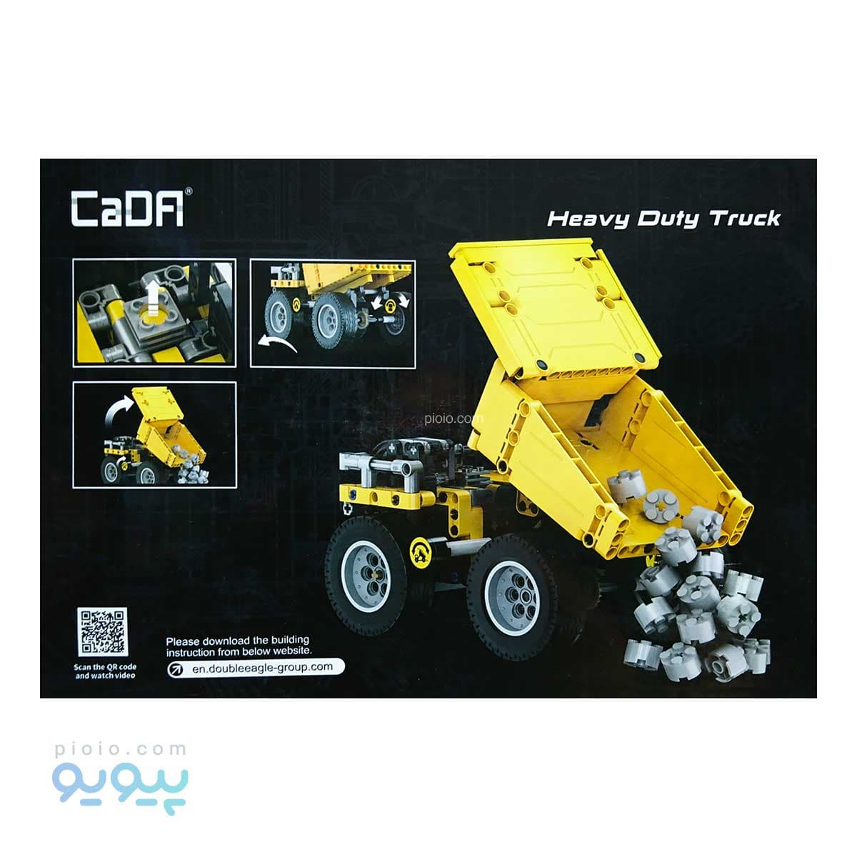 لگو تکنیک کامیون خاکبرداری CADFI آیتم C65001W — تصویر ۲