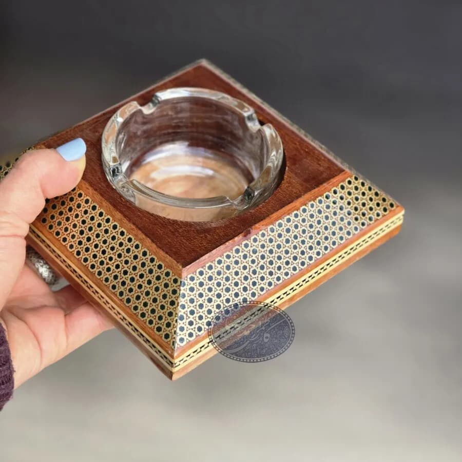 زیرسیگاری خاتم کندویی